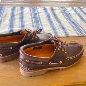Timberland Men's 3-Eye Lug Handsewn Boat size 10.5